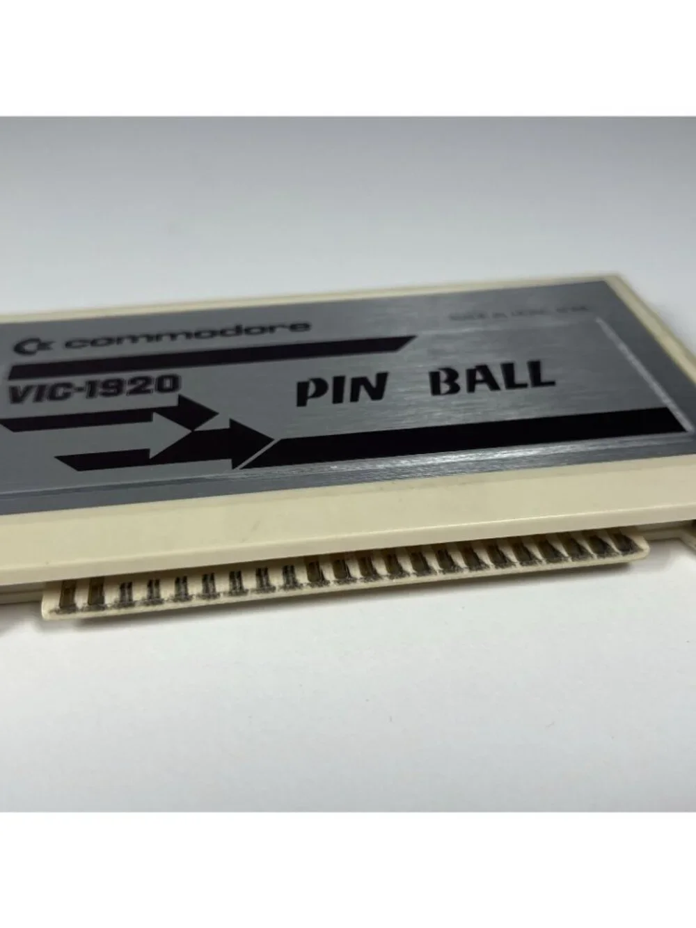 Vintage Commodore VIC-20 Pin Ball VIC-1920 Game Cartridge Untested